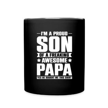 Père & Fils Meilleurs Amis pour la Vie - Père Fils - Mug uni - noir - Devant