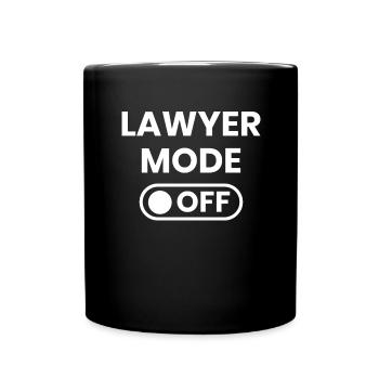 Lawyer Profession Lawyer Lawyer Law - Full Colour Mug - black - Front