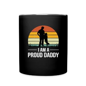 Meilleur monde Père Père Couple Couples Parents Papa papa - Mug uni - noir - Devant