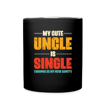 Bester Onkel Schlechter Einfluss Familie Geschenk - Tasse einfarbig - Schwarz - Vorne