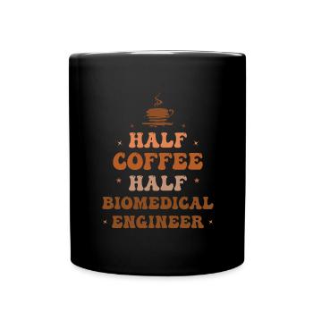 Proud Biomedical Technician Biology Research Bio - Full Colour Mug - black - Front