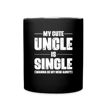 Meilleur oncle Bad Influence Cadeau de famille - Mug uni - noir - Devant