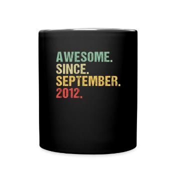 September 2012 - Birthday in September - Full Colour Mug - black - Front
