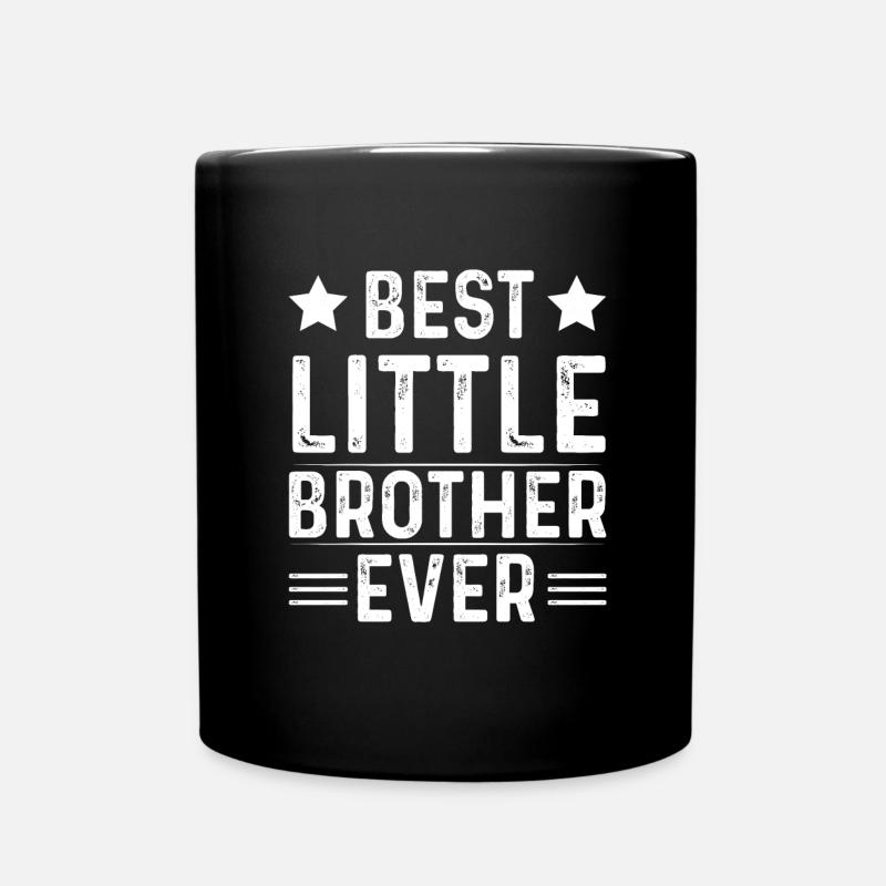 kleiner Bruder - Tasse einfarbig - Schwarz