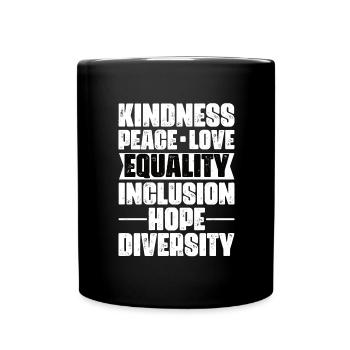 Gay Heart Gay Lesbienne Lesbienne Cadeau - Mug uni - noir - Devant