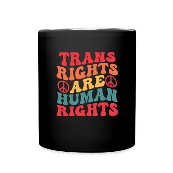 Androgyn Bisexuell Gender Homosexuell Trans binär - Tasse einfarbig - Schwarz - Vorne