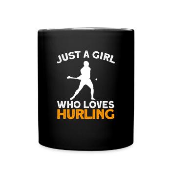 Schleudern Hurling - Tasse einfarbig - Schwarz - Vorne