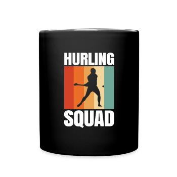 Schleudern Hurling - Tasse einfarbig - Schwarz - Vorne