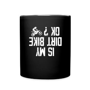 Motorcross Motorcyclist Moto Motorsport - Full Colour Mug - black - Front