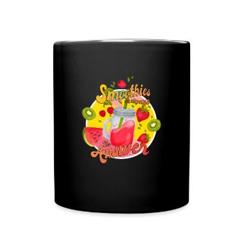 Les smoothies sont toujours la réponse Smoothie - Mug uni - noir - Devant