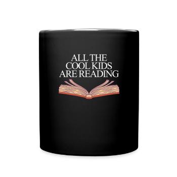 Alle coolen Kinder lesen B�cher �ler - Tasse einfarbig - Schwarz - Vorne