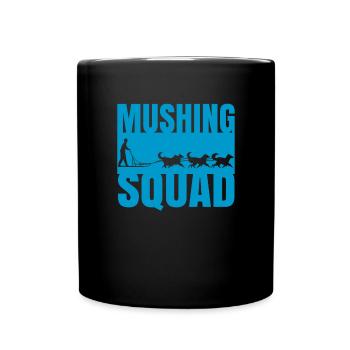 Sled Dog Racing Sled Dog Gift - Full Colour Mug - black - Front