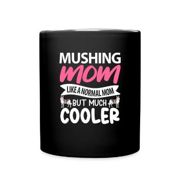 Sled Dog Racing Sled Dog Gift - Full Colour Mug - black - Front