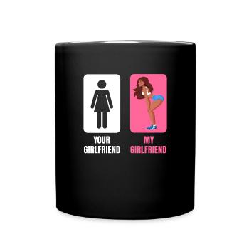Twerkende Freundin - Mug uni - noir - Devant
