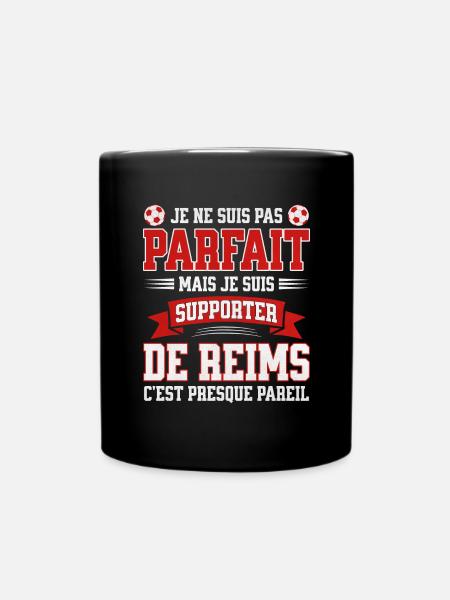 Supporter Football Reims Fier D'Être Rémois - Mug uni - noir