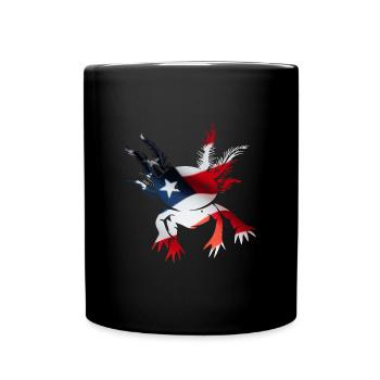 Axolotl Anime Cute Usa Kawaii Animal Salamander - Full Colour Mug - black - Front