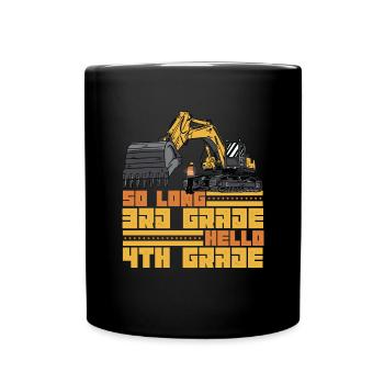 So lange die 3. Klasse der 3. Klasse f�r �lerin - Tasse einfarbig - Schwarz - Vorne