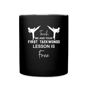 Taekwondo Tae kwon do Martial Arts - Full Colour Mug - black - Front