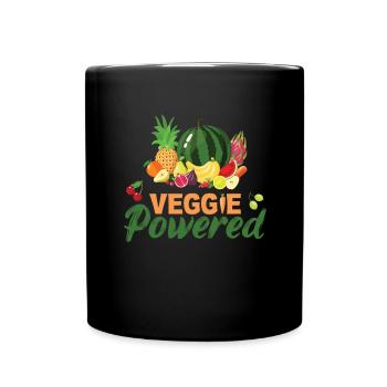 Tierschützer Veganer Vegetarier Tierliebhaber Tier - Tasse einfarbig - Schwarz - Vorne
