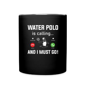 Water Polo Water Polo Player Sports Ball Sports - Full Colour Mug - black - Front