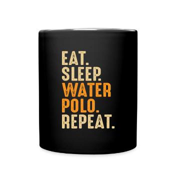 Water Polo Water Polo Player Sports Ball Sports - Full Colour Mug - black - Front
