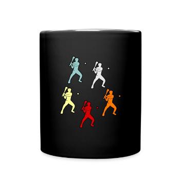 Hurling sportspiel - Tasse einfarbig - Schwarz - Vorne