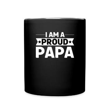 Meilleur monde Père Père Couple Couples Parents Papa papa - Mug uni - noir - Devant