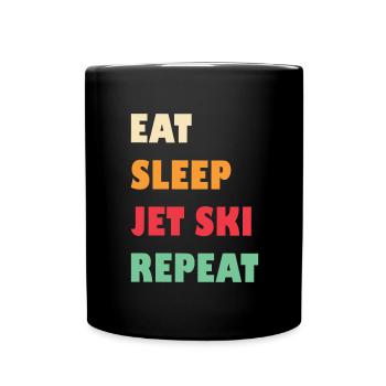 Jetski Sport Water Motorcycle Water Sports Gift - Full Colour Mug - black - Front