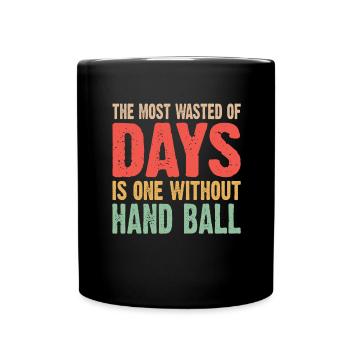 Handball Dreher Handball Player Handball Club - Full Colour Mug - black - Front
