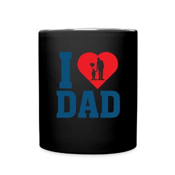 Meilleur monde Père Père Couple Couples Parents Papa papa - Mug uni - noir - Devant