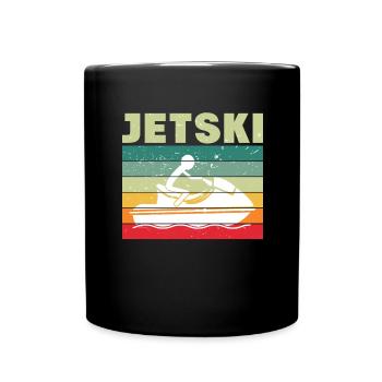 Jetski Sport Water Motorcycle Water Sports Gift - Full Colour Mug - black - Front