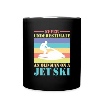 Jetski Sport Water Motorcycle Water Sports Gift - Full Colour Mug - black - Front