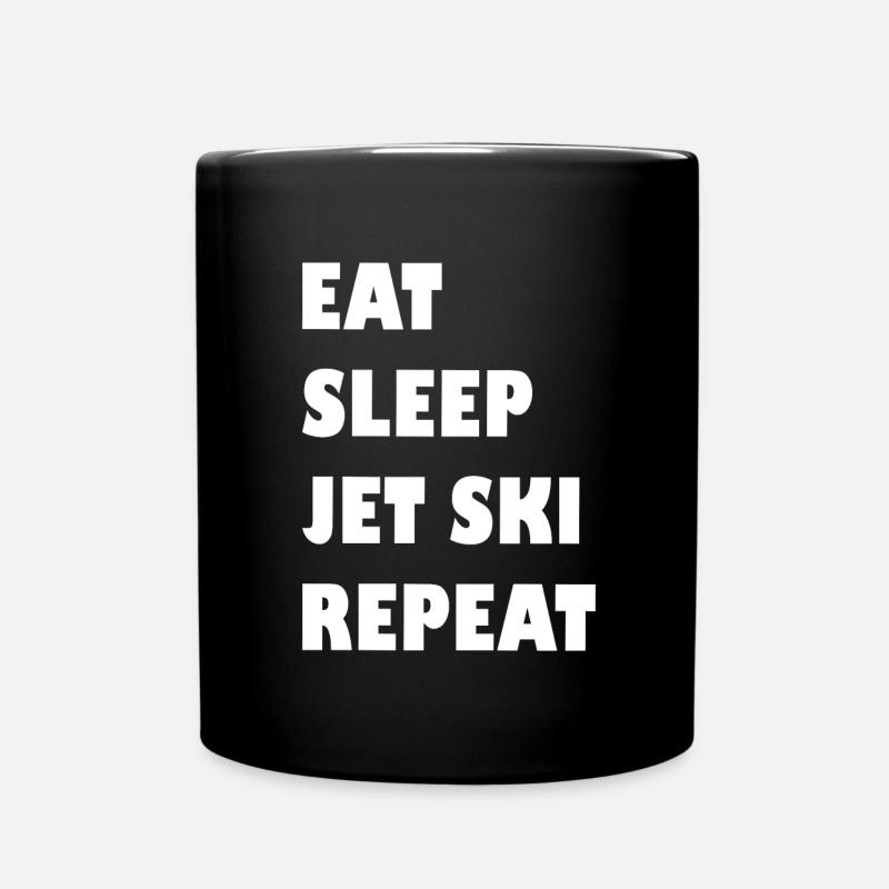 Jetski Sport Wassermotorrad Wassersport Geschenk - Tasse einfarbig - Schwarz