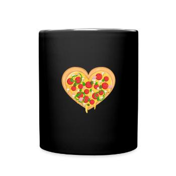 Pizza Maker Pizza Maker Pizza Love - Mug uni - noir - Devant