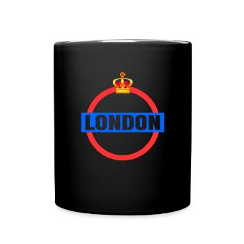 London - Full Colour Mug - black - Front