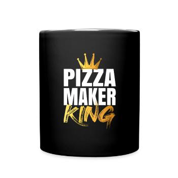 Pizza Maker Pizza Maker Pizza Love - Mug uni - noir - Devant