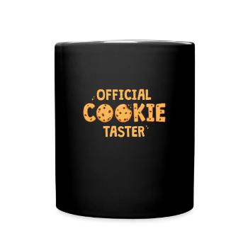 Cookie Button Cookies Cookies Cookies Candy - Full Colour Mug - black - Front