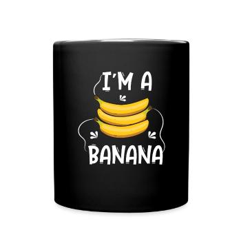Banana - Full Colour Mug - black - Front