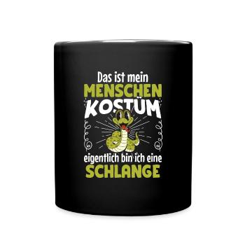 This is my human costume snake Halloween - Full Colour Mug - black - Front