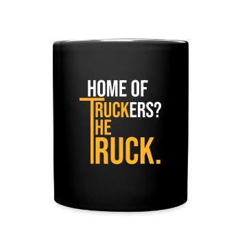 La maison des camionneurs? Le camion. - Mug uni - noir - Devant