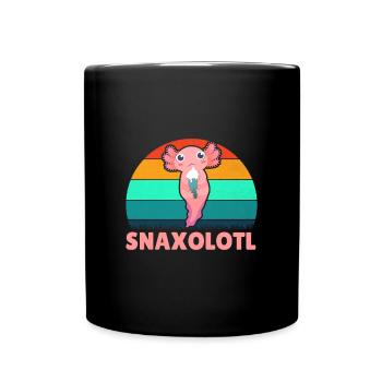 I Am Like An Axolotl Snaxolotl - Tasse einfarbig - Schwarz - Vorne