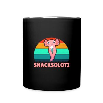 Je suis comme un snack Axolotl - Mug uni - noir - Devant