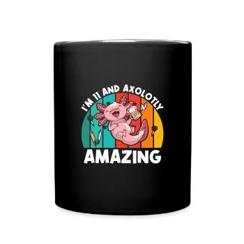 Ich Bin 11 Jahre Alt Und Finde Es Großartig, Bier - Tasse einfarbig - Schwarz - Vorne