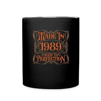 1989 Anniversaire Année de naissance - Mug uni - noir - Devant