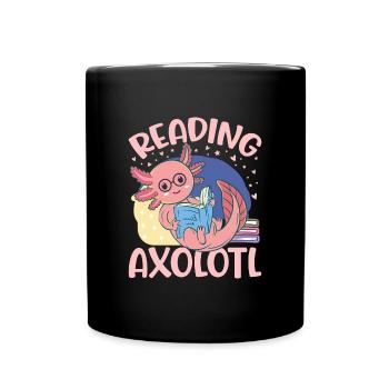 Facilement distrait par la lecture d’Axolotl Are My Spirit - Mug uni - noir - Devant