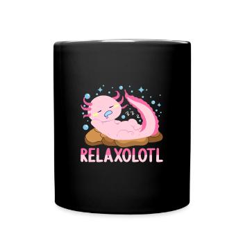 Facilement distrait par Relaxolotl Are My Spirit - Mug uni - noir - Devant