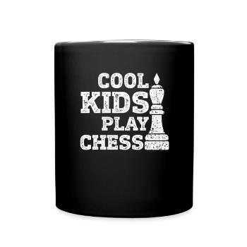 Échecs Enfants - Mug uni - noir - Devant