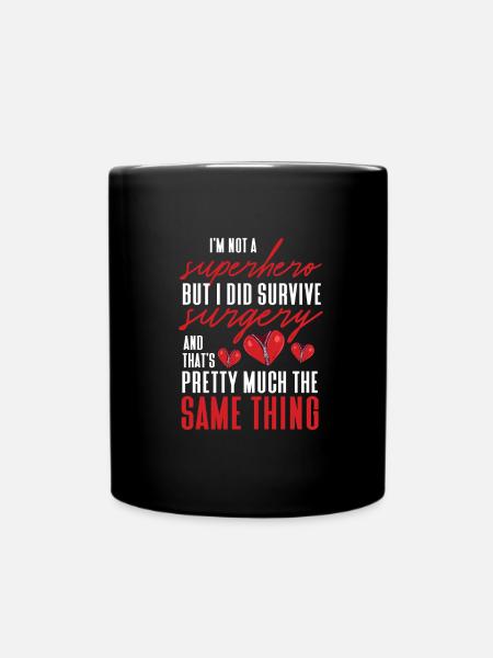 Operation Herz Geschenk - Tasse einfarbig - Schwarz