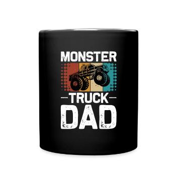 Monster Truck Monster Truck Papa Père Cadeau - Mug uni - noir - Devant