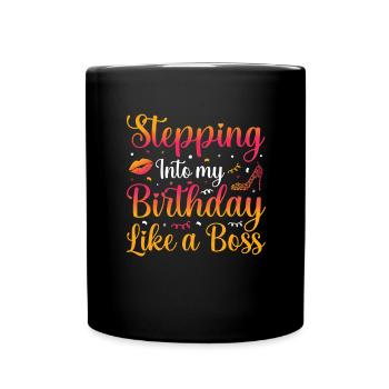 Anniversaire de la reine Joyeux cadeau - Mug uni - noir - Devant